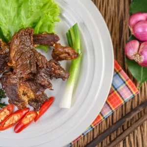 Fried Beef  (Tasso Bef)