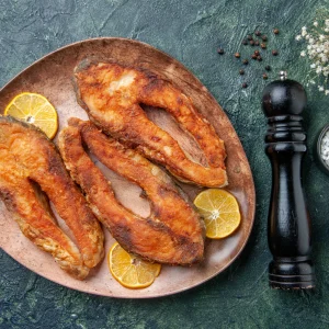 Fried King Fish  (Pwason Wa Fri)