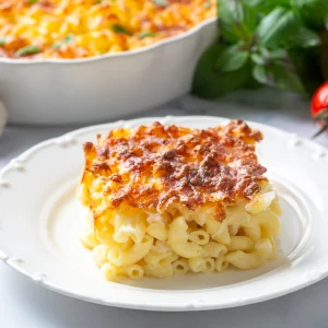 Baked Macaroni  (Makawoni Fou)